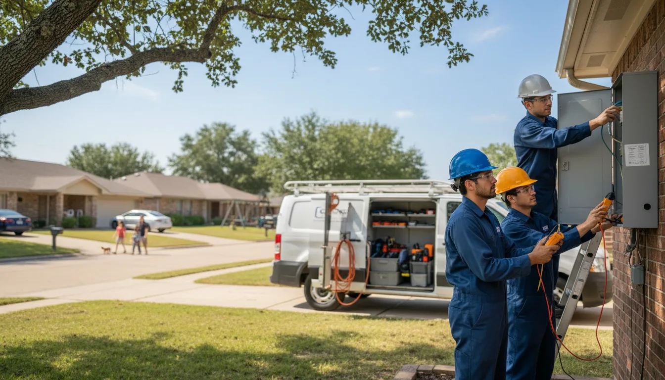 Certified electrician providing emergency electrical services in Spivey, KS